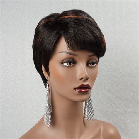 short hair wigs for black women|short human hair wigs for black women over 50.